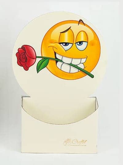 Immagine prodotto Emoji flò Scatole per fiori personalizzate con emoticon foto 1