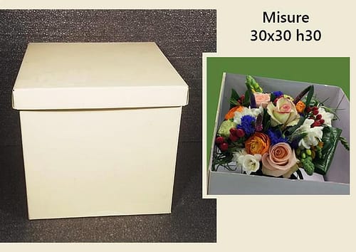Wedding Box scatola porta bouquet da matrimonio cm 30x30x34