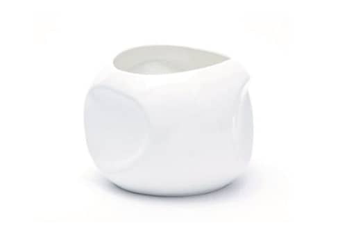 immagine e-commerce Vaso-in-ceramica-forma-sferica-irregolare-per-piante-vaso-15-cm--bianco