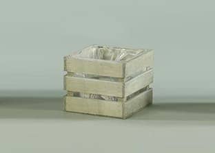 cassette di legno shabby