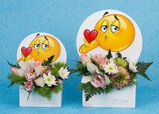 Emojiflò e Dedicaflò scatole personalizzate dediche ed emoticon