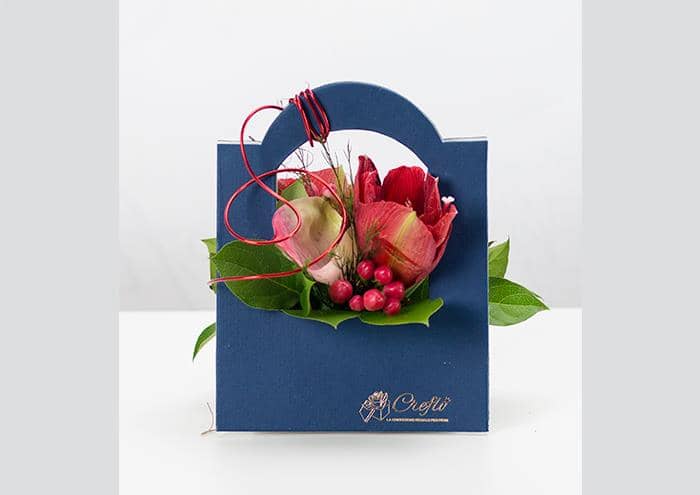 Simply Bag confezione regalo per fiori (Blue love)