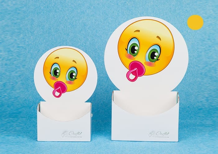 Scatole personalizzate con sticker Emojiflò Baby girl - medio