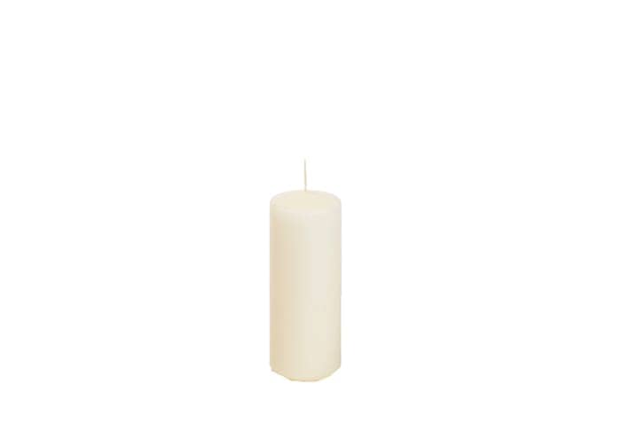 Moccolo tondo antigoccia diametro 4 altezza 10 cm confezione 24 pz - Avorio