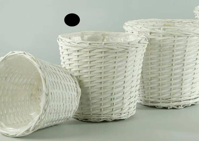 Immagine-e-commerce-Cesti portavaso per piante vimini bianco diametro 28 cm