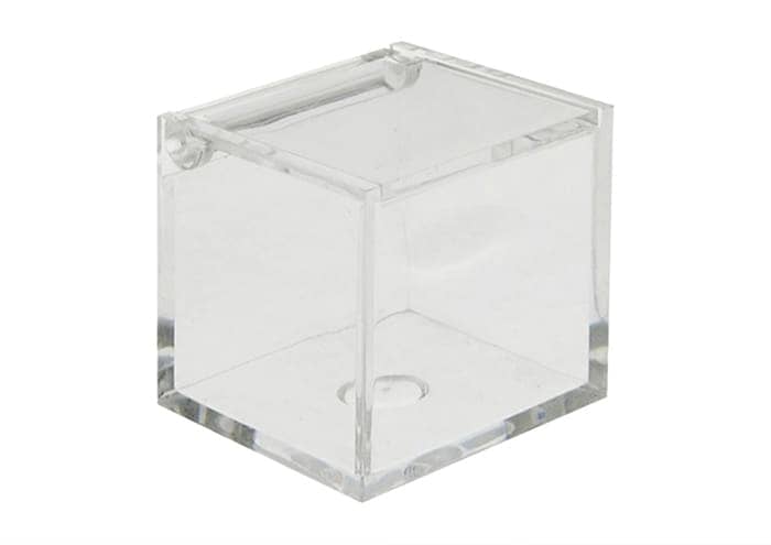 Immagine e commerce Cubo in plexiglass con tappo apribile lato 8 cm