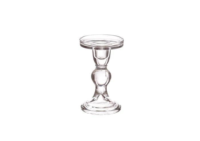 Immagine e commerce Portacandela in vetro alto 14 cm
