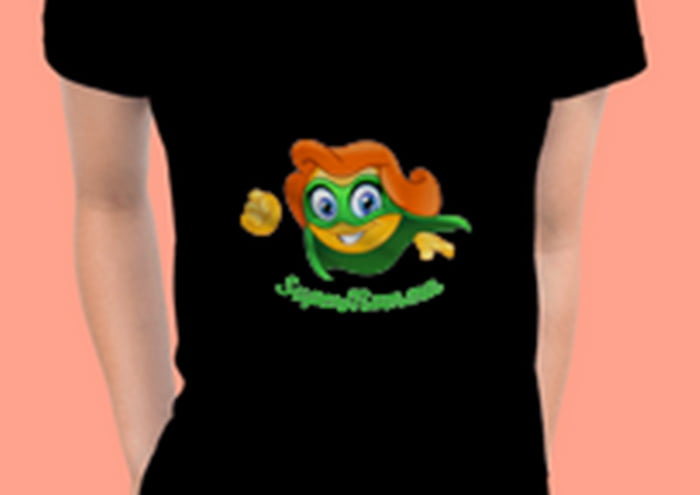 Maglietta-emoji-supermamma-colori-assortiti-nero