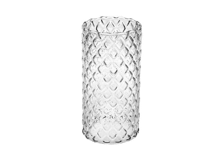 Immagine e commerce Parafiamma vetro per candelabri effetto diamante cm 12 h15