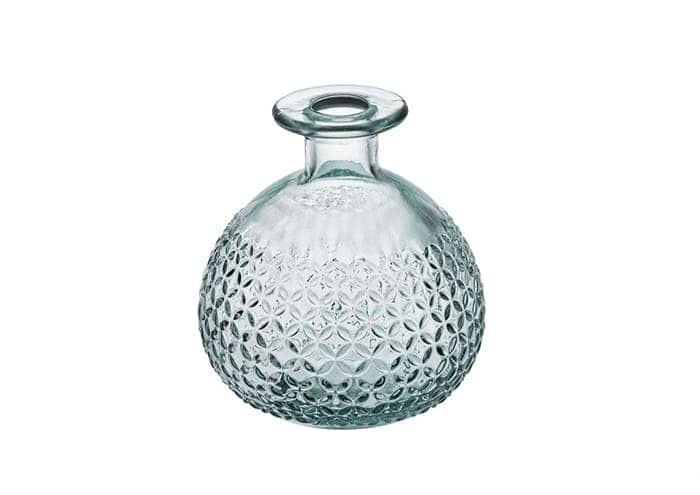 Immagine e commerce Bottiglia monofiore decorata forma sferica per centrotavola bottiglie matrimonio h12 cm