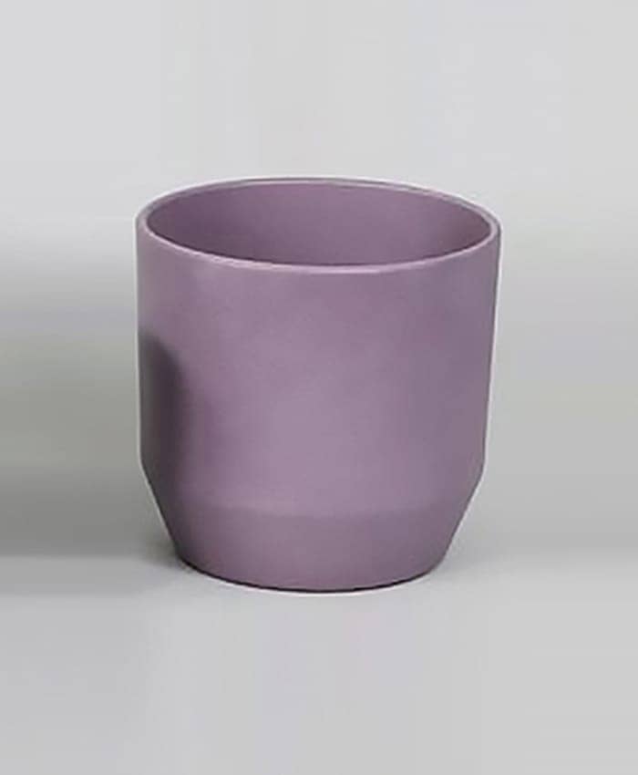 Immagine e commerce Portavaso in ceramica con base stretta diametro 19 alto 18 cm-Lavanda