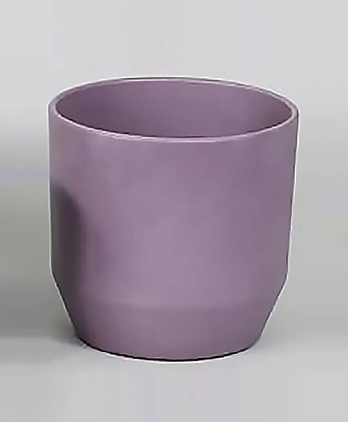 Immagine e commerce Portavaso in ceramica con base stretta diametro 27 alto 25 cm-Lavanda