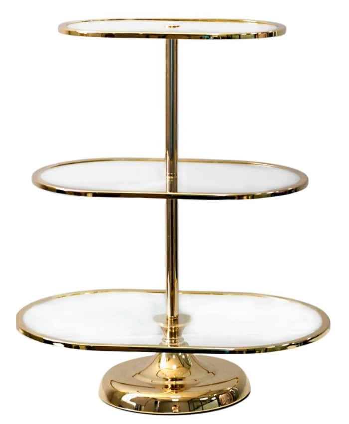 Alzata-di-vetro-e-metallo-oro-ovale-a-3-piani-misure-in-cm-46x30-h-54