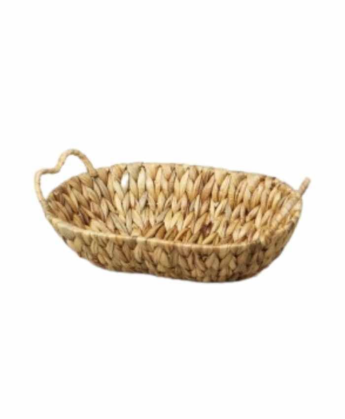 Immagine e commerce Cesto confezione vassoio ovale in banano cm 28x19 h 10