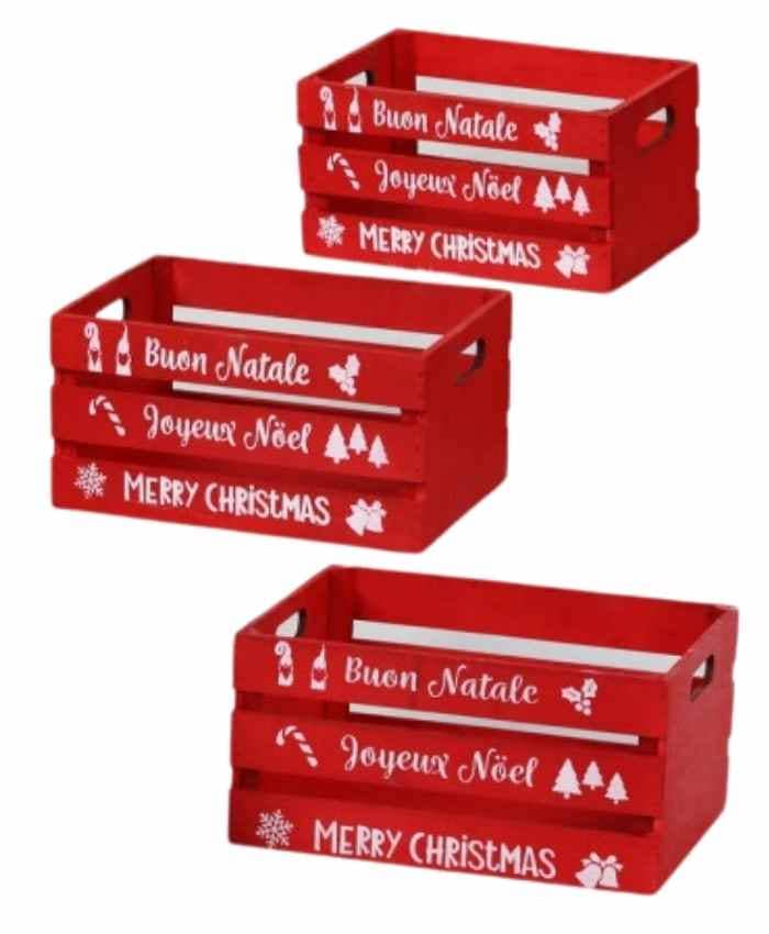 Cesti-confezionamento-Set-3-cassette-legno-Rosso-scritta-BUON-NATALE-cm-Gr-36x26-h-18-Md-38x20-h16-Picc-
