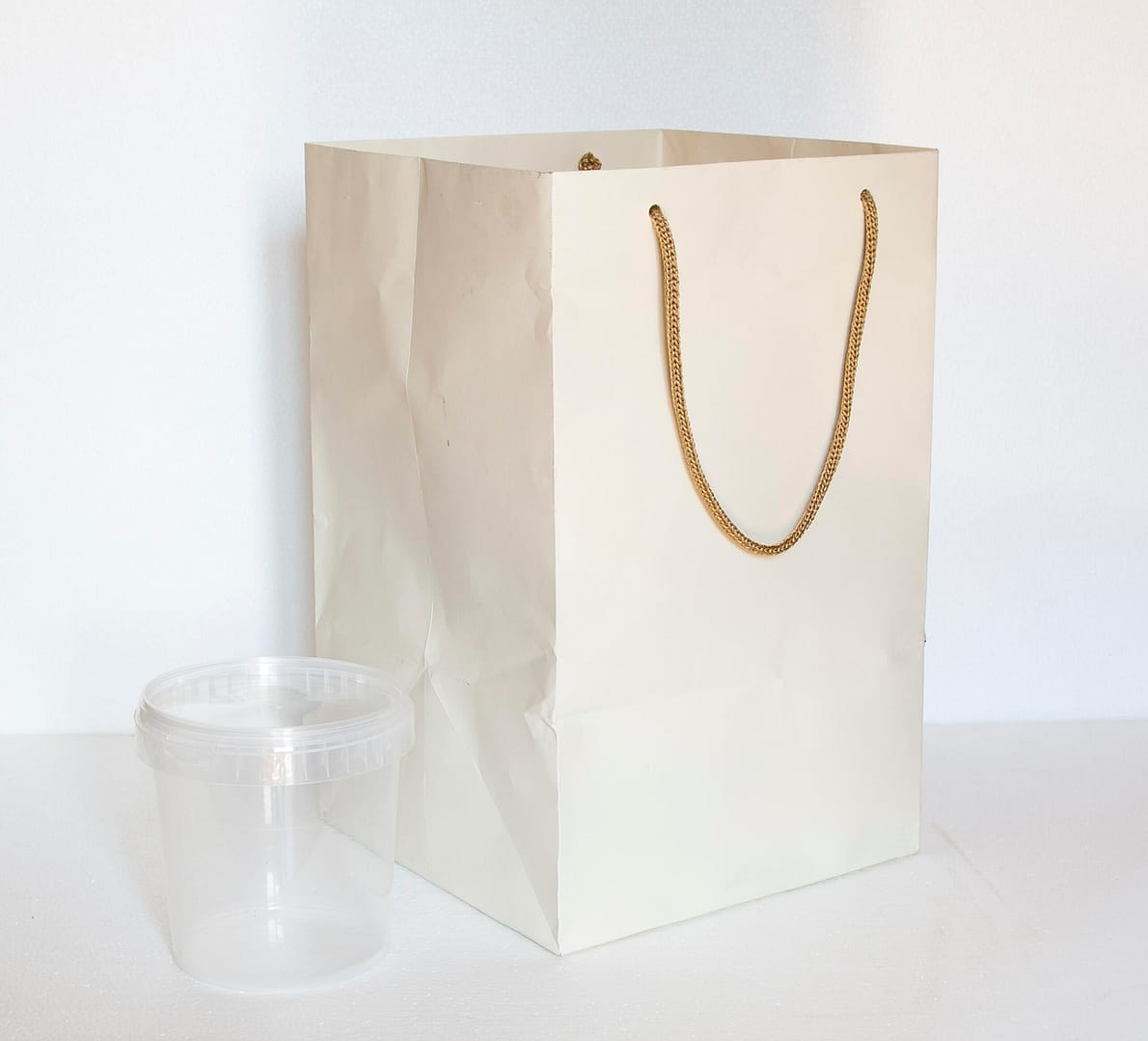 Magic Bring Bouquet shopper portabouquet con riserva acqua 30x30x30 cm - Personalizzabile con tuo Logo - immagine 2