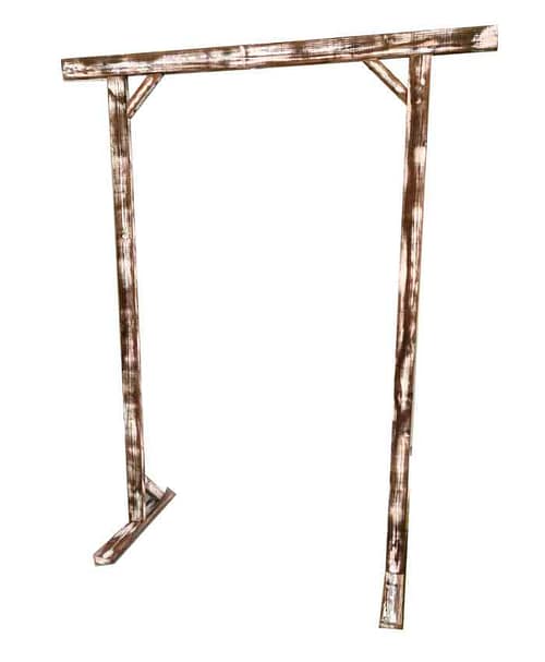 Immagine e commerce Arco in legno naturale effetto sbiancato 170x55 h210 cm