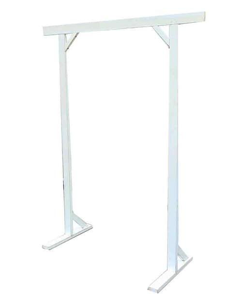 Immagine e commerce Arco in legno Bianco 170x55 h210 cm