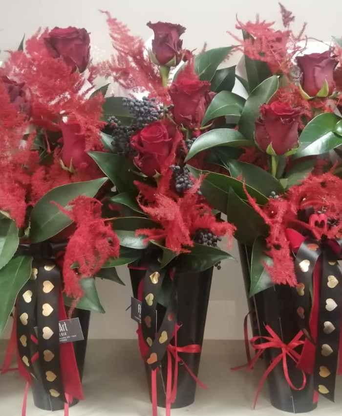 Flower Cone Flower box a forma di cono alto 55 cm - immagine 15