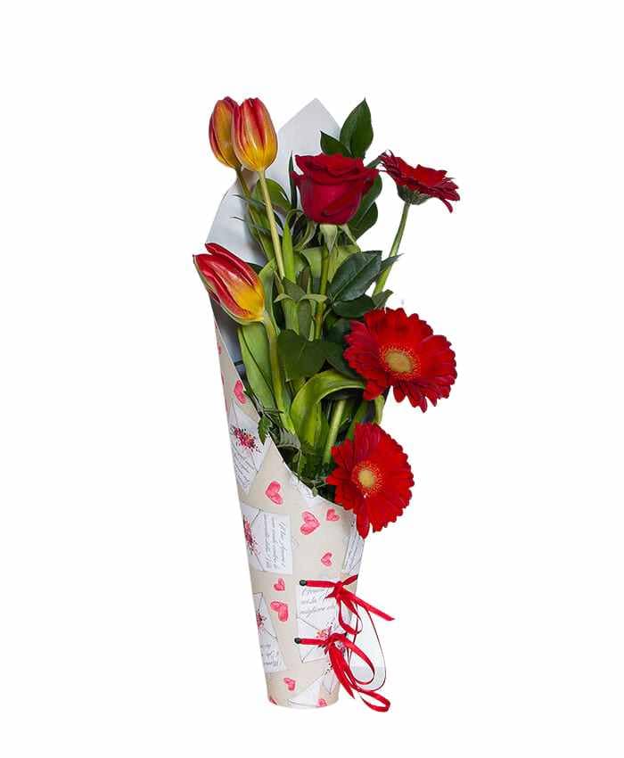Flower Cone Flower box a forma di cono alto 55 cm - immagine 12