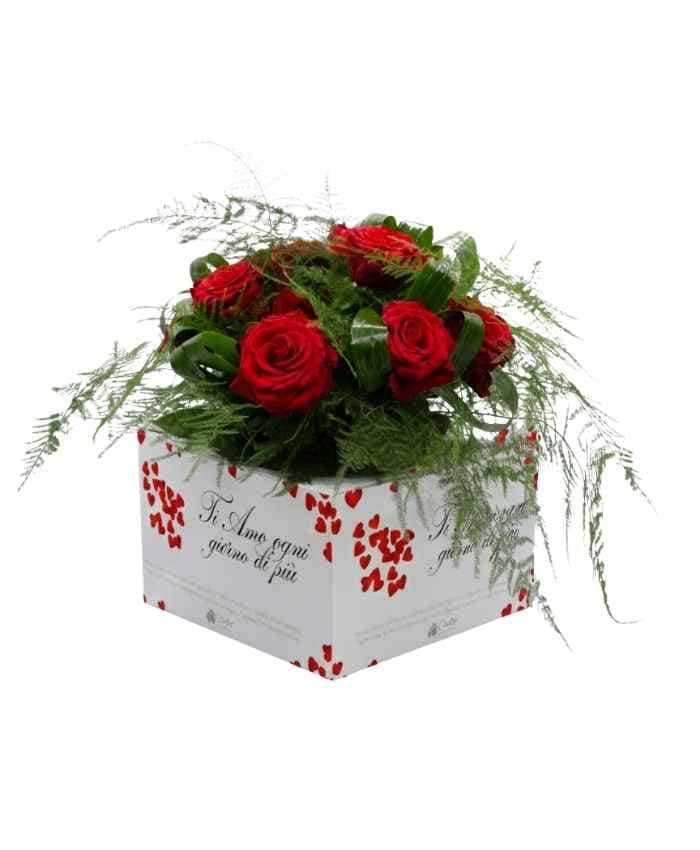 Bouquet Show shopper portabouquet con riserva acqua 24x24 h30 cm - Personalizzabile con tuo Logo - immagine 15
