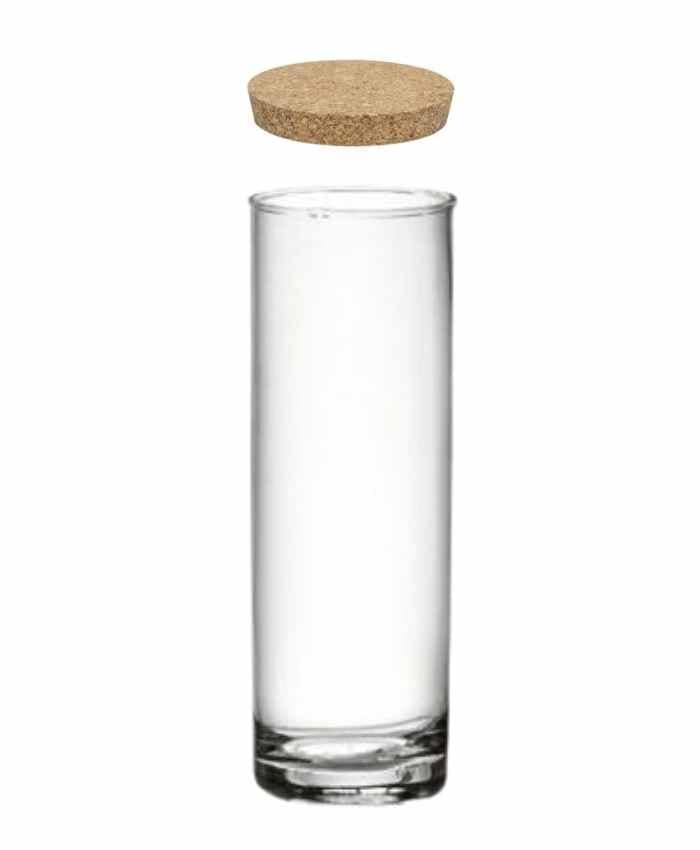 Immagine e commerce Cilindro vetro diametro 6 alto 25 cm con tappo in sughero