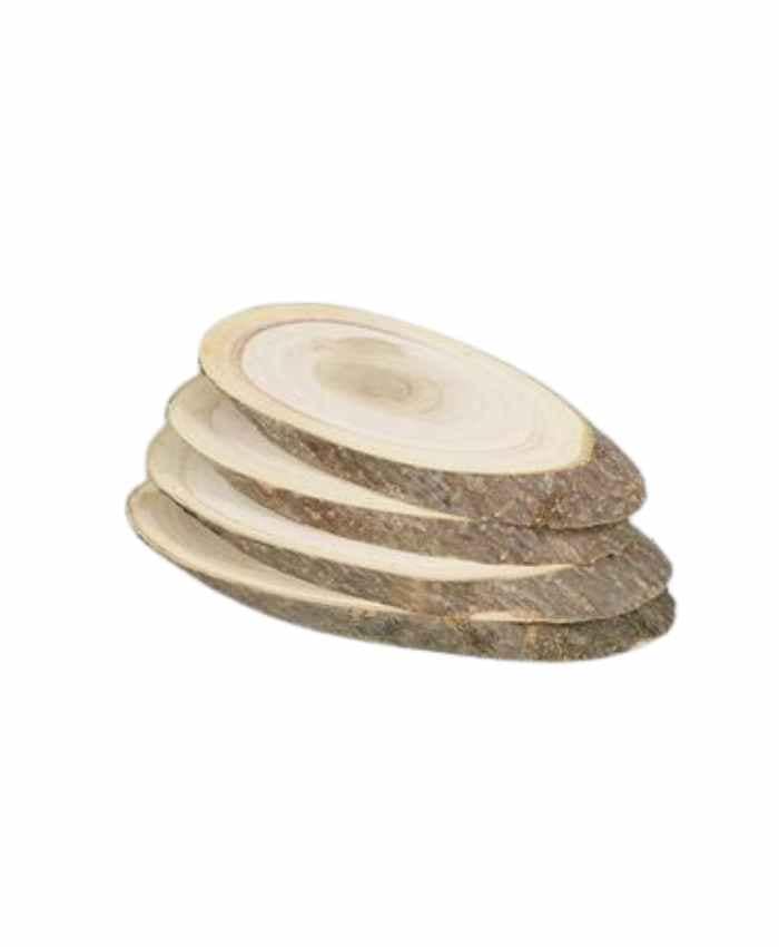 Immagine e commerce Base ovale in legno cm 20x10 alte 2 cm circa