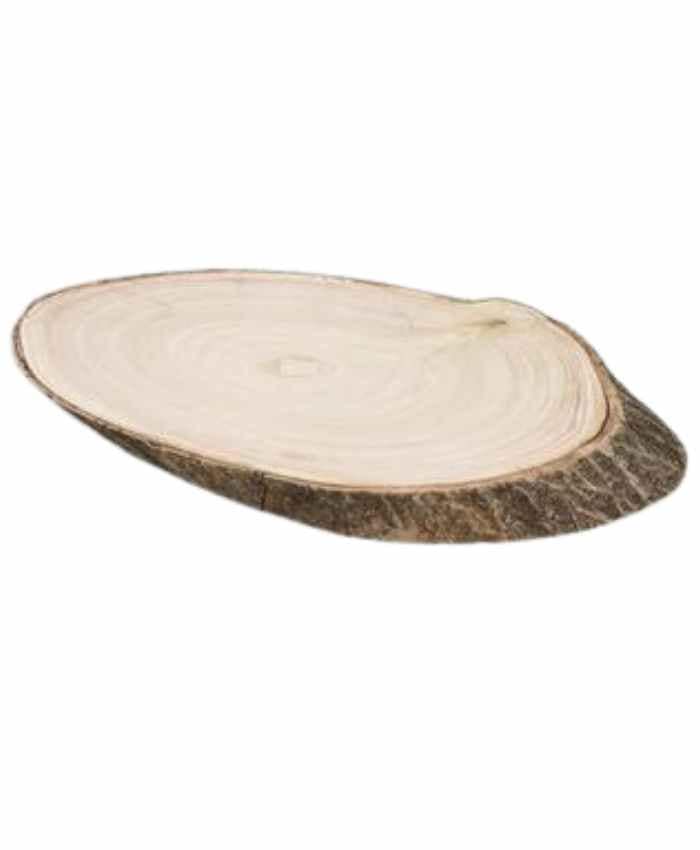 Immagine e commerce Base ovale in legno cm 35x18 alte 3 cm circa
