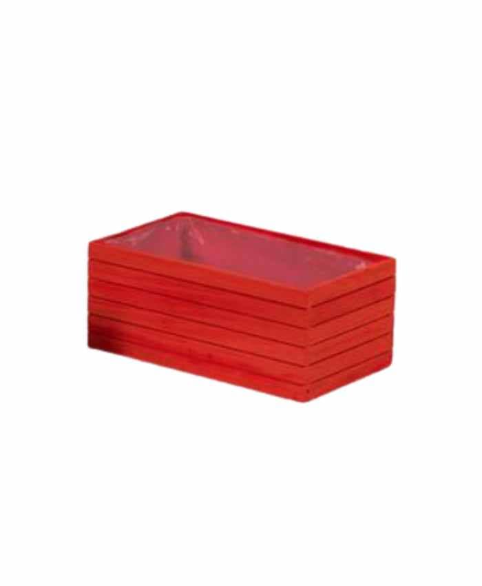 Immagine-e-commerce-Cassetta rettangolare in legno rosso per 2 piante vaso diametro cm 12