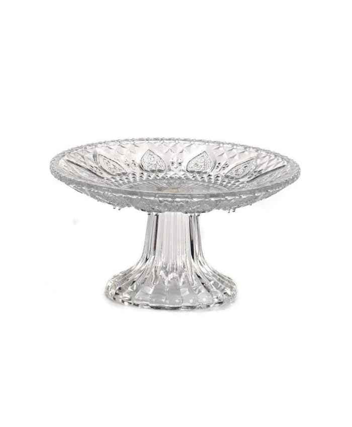 Immagine e commerce Alzatina Vetro con decori diametro 15 alta 10 cm - Trasparente