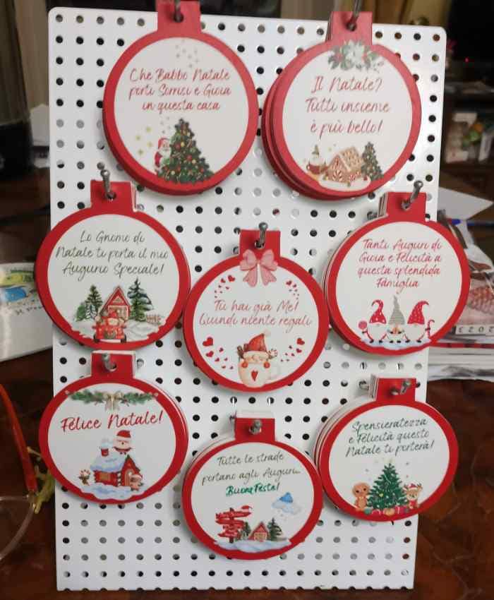 Palla Natale in Forex con dedica Gioia e Felicità - immagine 3
