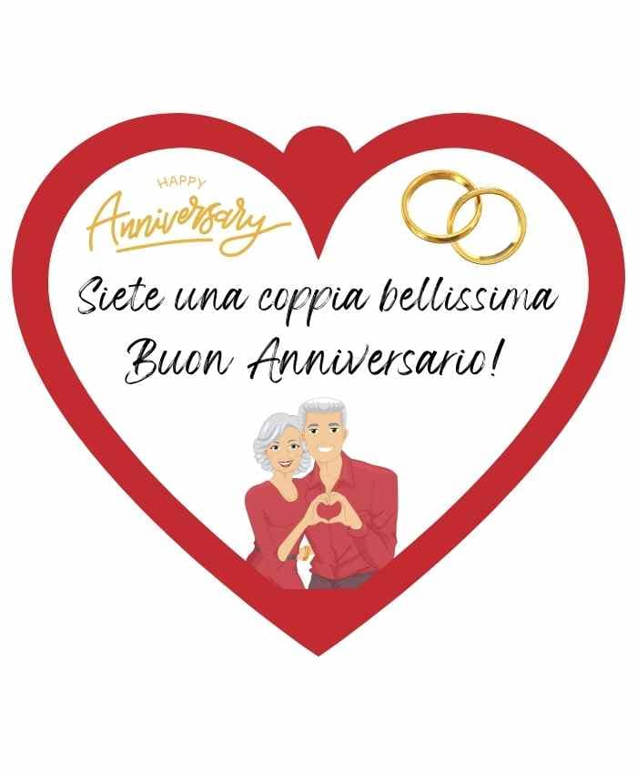 Immagine e commerce Cuoricino in forex con dedica anniversario generico