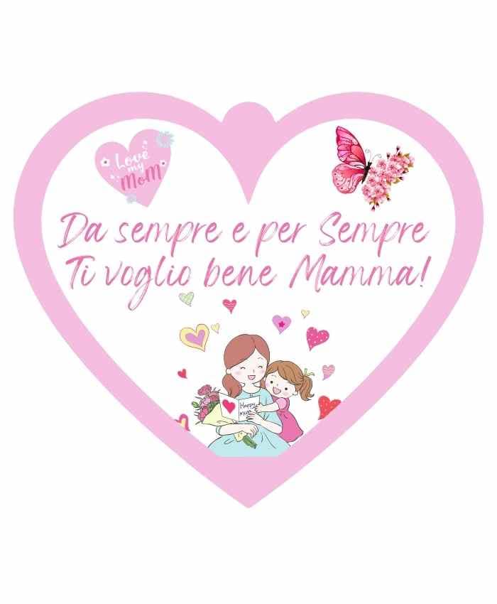 Immagine e commerce Cuoricino in forex con dedica mamma "da sempre x sempre"