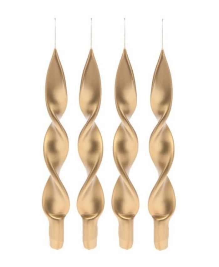 Candele A Piramide Naturali - 18 Pezzi - 10,5 X 1,7 Cm - Per Decorazione E Atmosfera