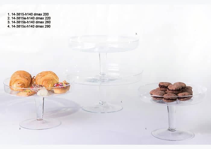 Alzata in vetro porta torta diametro 20 cm (1pz) - Complementi e Regali