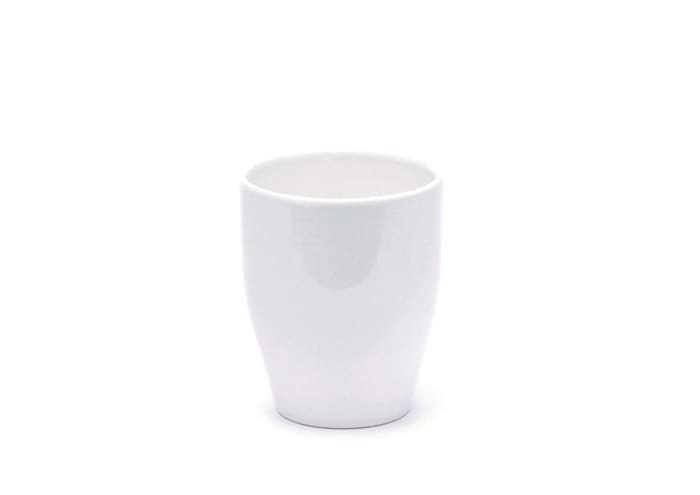 Vaso orchidea in ceramica alto 16 cm con rialzo interno