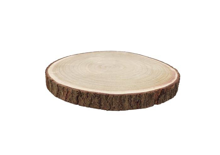 Fette di tronco di legno diametro 35 altezza 2.5 cm
