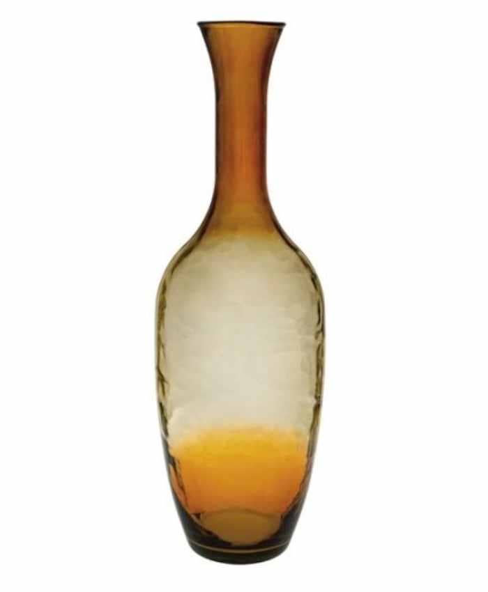 Vaso in vetro collo stretto colorato Sfumato alto 100 cm