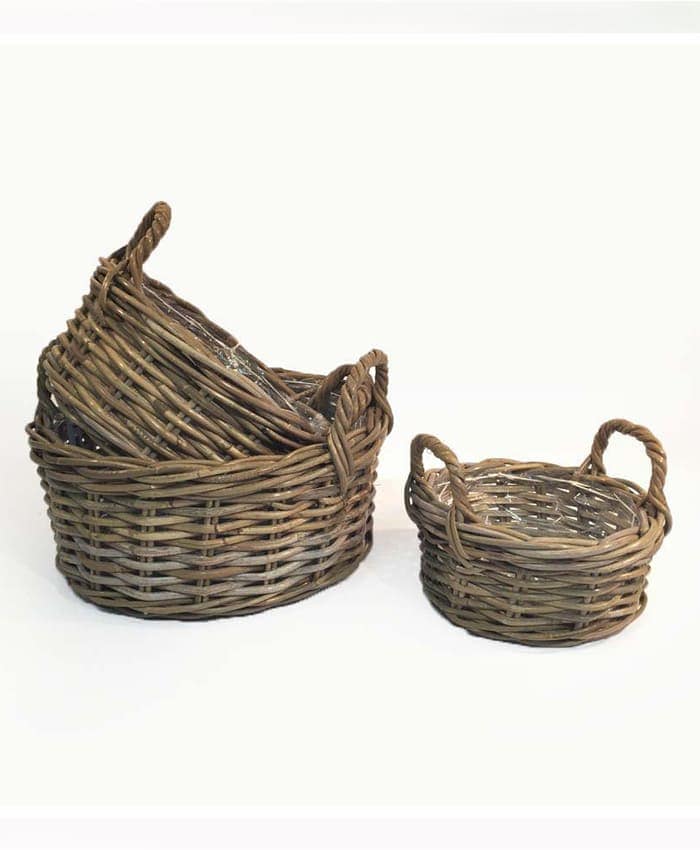 20 Mini Cestini Intrecciati In Rattan Con Manico – Piccoli Cesti Decorativi 4x6,5 Cm, Perfetti Per Matrimoni, Party E Decorazioni Fai-da-te