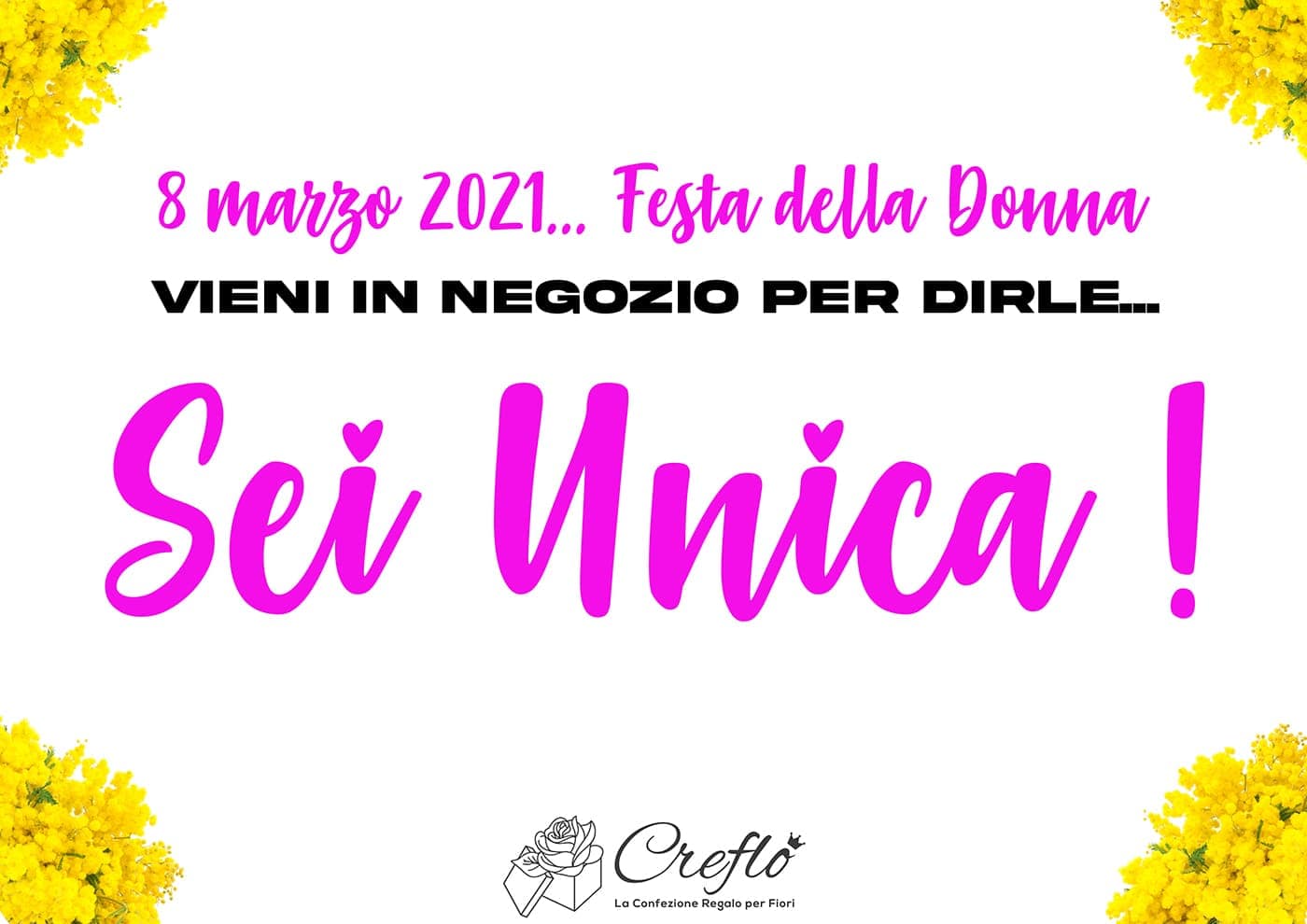 Poster Creflò Festa della Donna 2021