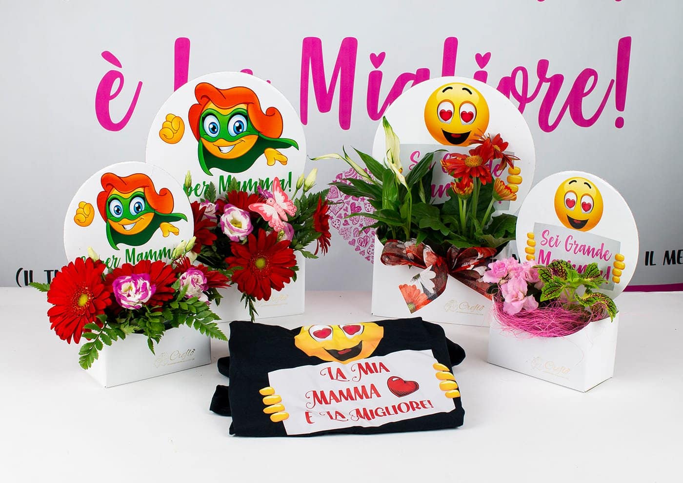 Emojiflò by Creflò e t-shirt festa della mamma