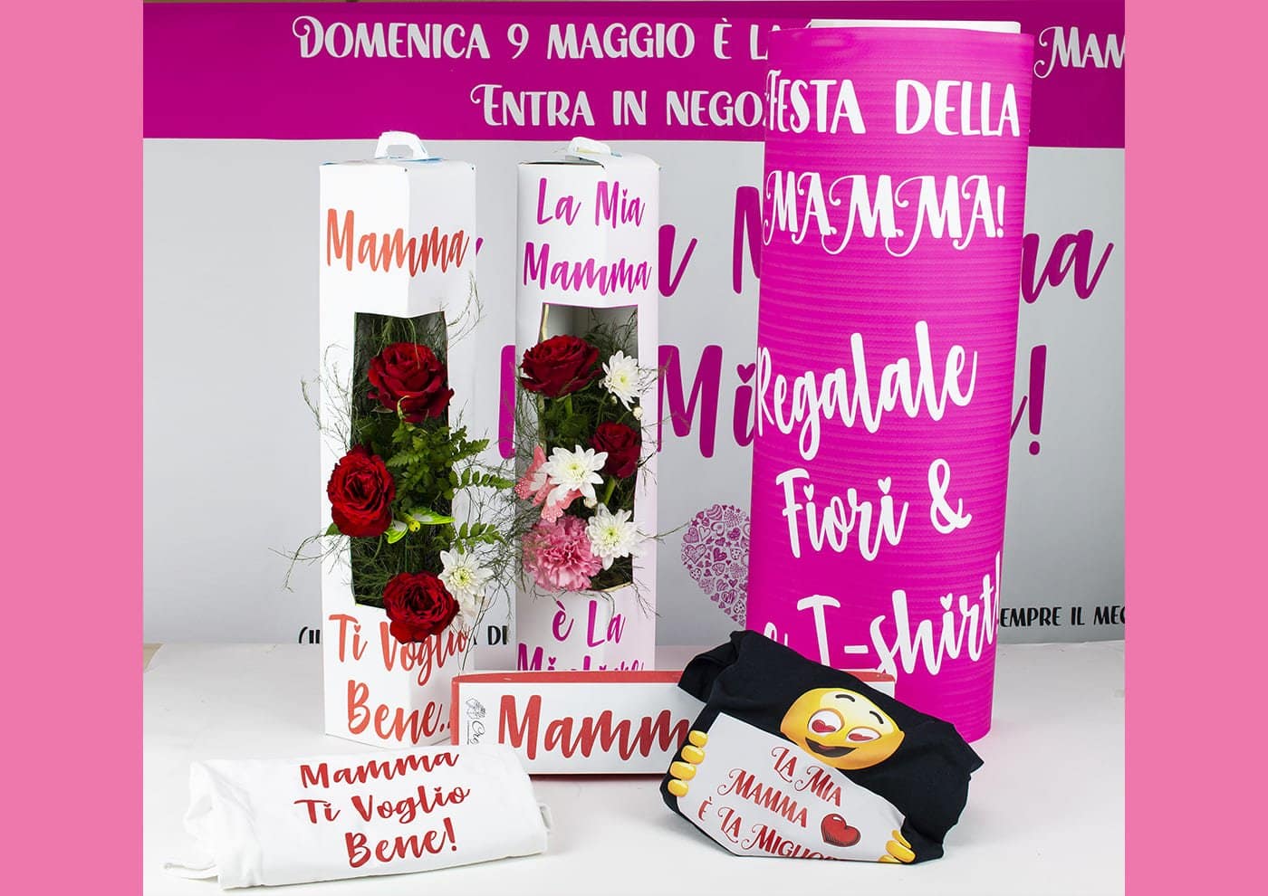 Regala fiori e t-shirt by Creflò e Morbidi Messaggi