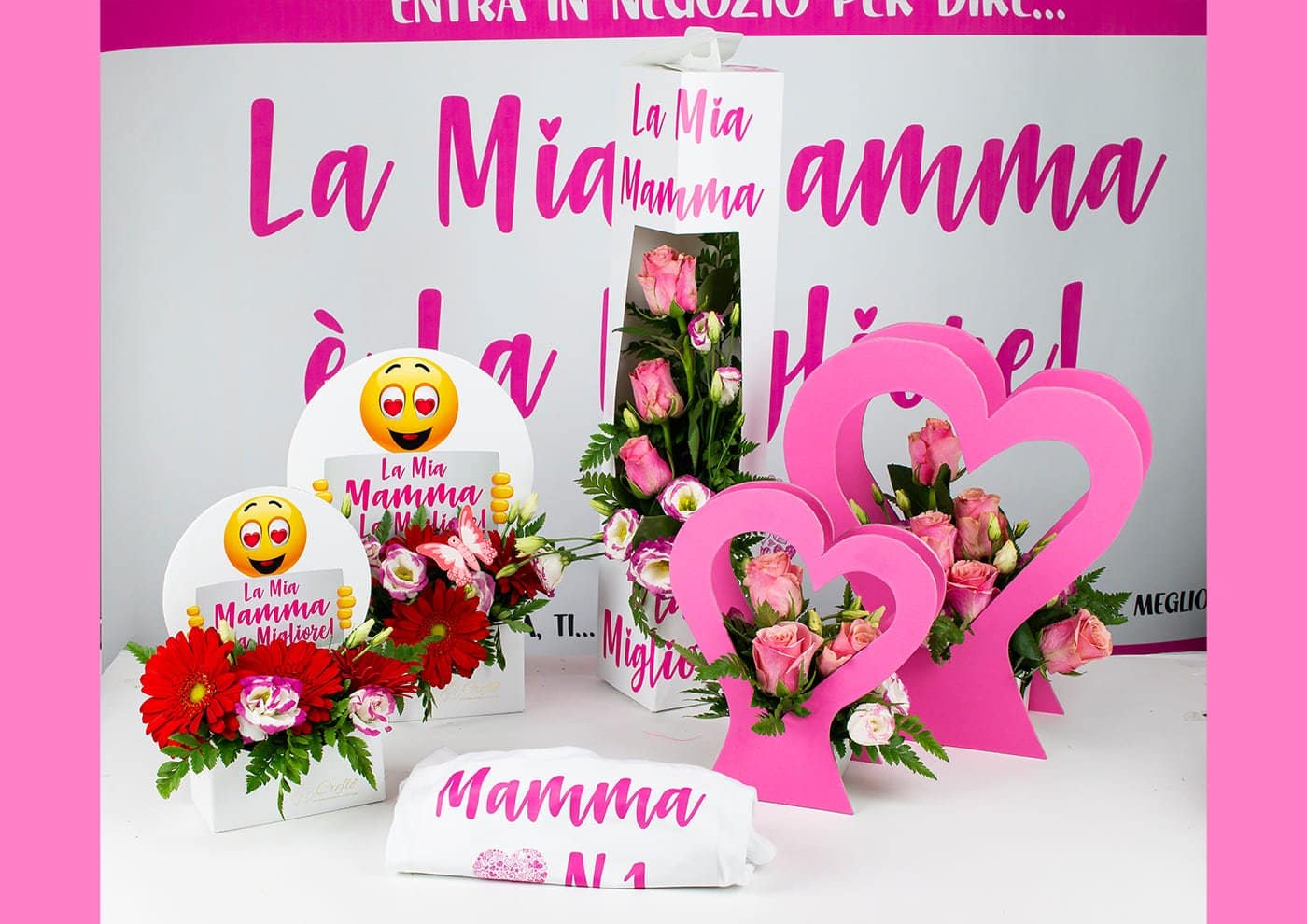 Scatole per fiori festa della mamma