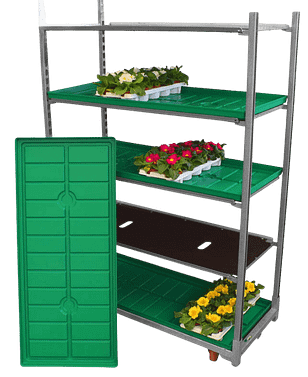 Carrello esposizione piante arredo spazi esterni negozio di fiori