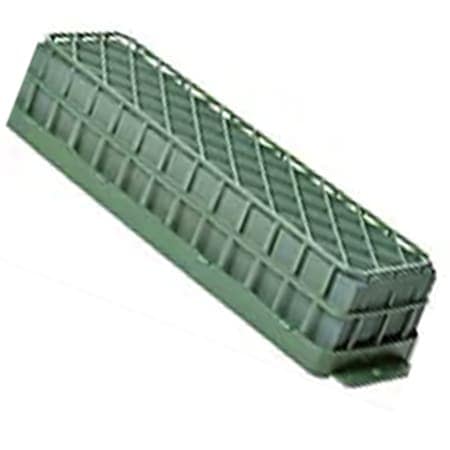 Spugna verde per fiori con gabbia plastica