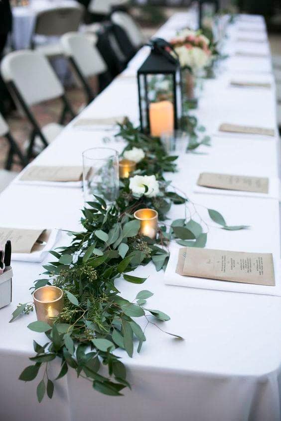 Tendenza wedding metallic con addobbo greenery - Blog ingrosso wedding planner