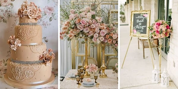 Immagini angoli matrimonio stile barocco