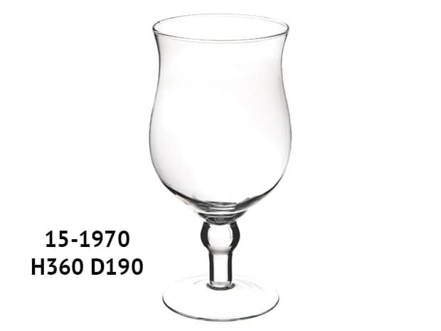 Coppa a calice svasato diametro 19 alto 36 cm
