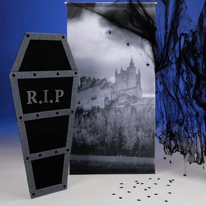 Fondale vetrina di halloween