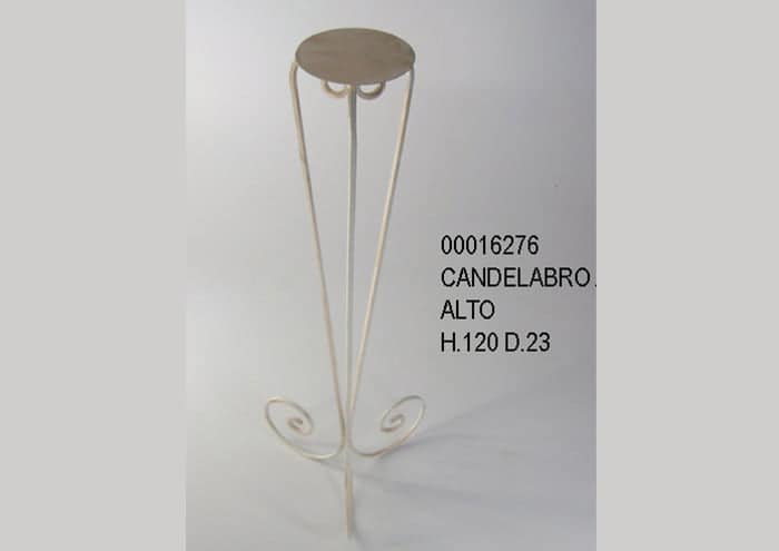 Alzata in ferro portacandele modello Alfiere da 120 cm